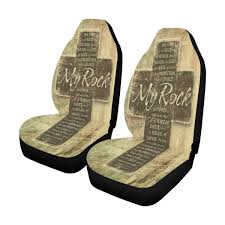 Christian Scripture And Cross Car Seat Covers In 2020 Seat Covers Car Seats Carseat Cover