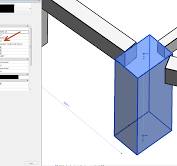 Solved: Slanted Concrete Column Multiple Concrete Beam Join ...
