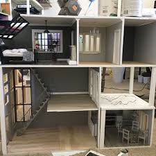 Taking Step Back To View Overall Design Dollhouse Dollhouse Loft Lori Dollhouse Lori Loft To Love Mode Dolls House Interiors Dollhouse Design Barbie House