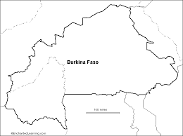 Celebrate your territory with a leader's boast. Outline Map Burkina Faso Enchantedlearning Com