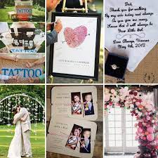 Place boutonnières and flower hair clips on trays at the beginning of the wedding aisle for attendees to put on. Fun And Creative Wedding Ideas Fiftyflowers