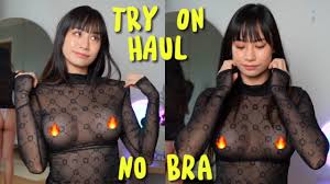 I can’t believe I wore this… COMPLETELY See Through Lingerie Try on Haul  with Elixir Elf