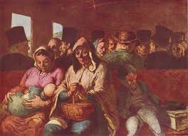 The Third Class Carriage Honore Daumier Squirrel Art Reading Art
