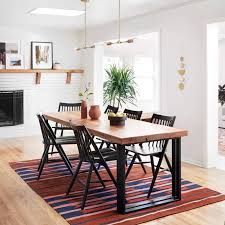 Striped 6x9 Area Rug Red Navy Handwoven In Oaxaca The Citizenry Dining Room Interiors Modern Dining Room Dining Room Design