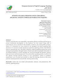 Perkataan walau bagaimanapun boleh digunakan dalam surat rasmi. Pdf European Journal Of English Language Teaching Kinesics In Oral Presentation Exploring Speaking Anxiety Through Narrative Enquiry