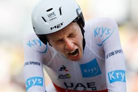 Z nekaj manj kot 14 kilometrov dolgim posamičnim kronometrom se je v baskovskem. Tour De France Time Trial Pogacar Snatches Lead From Roglic The New York Times