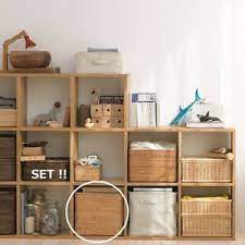 Muji aufbewahrung für makeup storage testbericht. Neu Muji Rattan Aufbewahrung Kiste Rid Set Gross 36 1x25 9x31cm Stapelbar Japan Ebay
