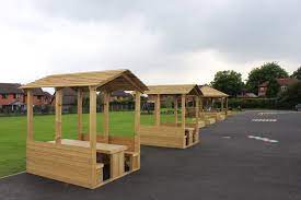 The outdoor seating space is privately managed by the business, open for use only by its customers, and separated from the remainder of. Covered Outdoor Seating For Playgrounds Discovering Days
