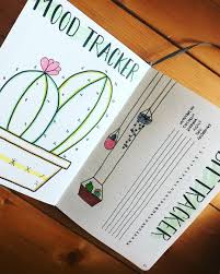 Track Your September Mood Might Feel A Little Spiky At Times Mood Tracker Habit September Cacti Cactus Bull Bullet Journal Bullet Journal Ideen Journal
