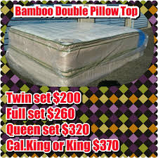 Zen bamboo mattress toppers are made from 40% rayon derived from bamboo, and 60% brushed microfiber to provide extra comfort and softness. Best Bamboo Double Pillow Top Mattress And Boxspring For Sale In Fullerton California For 2021