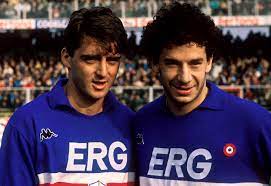 Roberto mancini is a former secondary striker and attacking midfielder, capable to play also as centre forward. The Story Of Vialli And Mancini The Goal Twins Who Fired Sampdoria To Glory