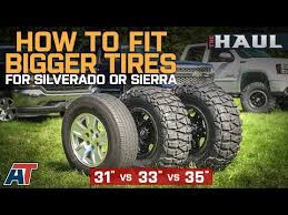 How To Fit Larger Tires On Your Chevy Silverado Or Gmc