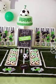 Check spelling or type a new query. Soccer Themed Birthday Celebration Birthday Party Ideas For Kids Soccer Party Decorations Sports Birthday Party Soccer Birthday Parties