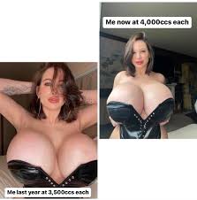 Im surprised how much bigger 500cc (in both boobs) made Brittany Elizabeth!!!  : r2000ccplus
