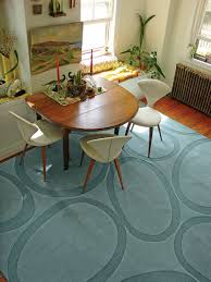 The dining room area rugs are perfectly over sized, allowing all the furniture to sit comfortably on it. Rugs Carpets Modern Circle Patchwork Rugs Small Large Living Room Easy Clean Dining Room Rug Area Rugs