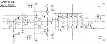 Khusus power blazer 500w ini, akan sedikit berbeda cara paralel tr finalnya. Rangkaian Power Amplifier 500 Watt Apex Skemaku Com