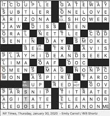 Daily easy, quick and cryptic crosswords puzzles. Rex Parker Does The Nyt Crossword Puzzle Official Of Ancient Rome Thu 1 30 20 Arrow Poison Gift That Comes In Pieces Star Wars Jedi Familiarly