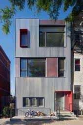 Zusammenspiel Von Form Und Farbe Mit Wellprofilen Fassadengestaltung Moderne Hausfassaden Architektur