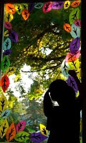 Autumn Window Collage Basteln Herbst Kinderbasteleien