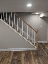 Cable railing ideas for stair railing. First Time Building An Interior Stair Railing I M About 80 Satisfied Woodworking