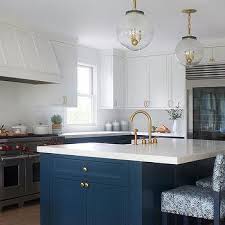 Check spelling or type a new query. Navy Blue Kitchen Cabinets Brass Hardware Design Ideas