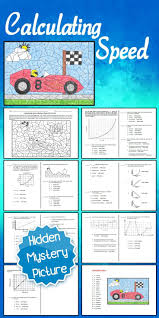Calculating Speed Hidden Mystery Picture Winter Math Worksheets Winter Math Math Worksheets