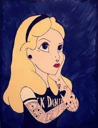 An evil, horror, dead or even a zombie alice is quite the scary look to rock. Dark Alice In Wonderland Heather Marie S Dark Art Boutique Drawings Illustration People Figures Animation Anime Comics Animation Artpal