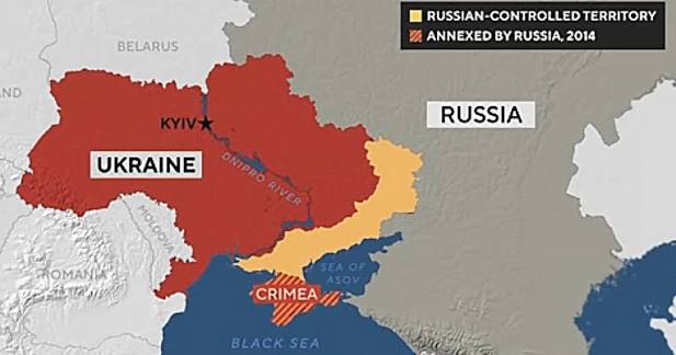 Maps show Ukrainian territories claimed by Russia amid talks on possible end to war - CBS News
