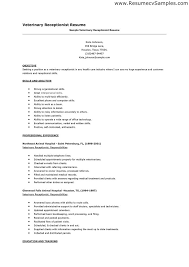 With many businesses opening up opportunities for receptionists. Veterinary Receptionist Resume Examples