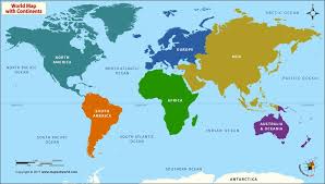World Map Map Of Continents World Map Continents World Geography Map