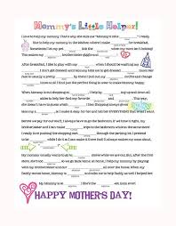 Your Kids Will Giggle And Mom Will Laugh And Enjoy This Free Mother S Day Mad Libs Printable Mother S Day Activities Mad Libs Mother S Day Games