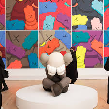 Coloring page with educational implication is a real treasure for parents: Kaws At The Brooklyn Museum A Coming Out Party The New York Times