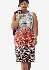 Bi Stretch Sheath Dress Dresses Fullbeauty Fashion Plus Size Women Fashionable Plus Size Clothing