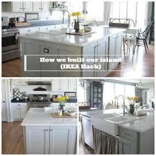 Thanks to our kitchen drawers and cupboard shelves you will find everything that you need, when you need it. Ikea Hack How We Built Our Kitchen Island Jeanne Oliver