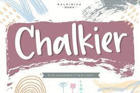 Download Chalkier Font By Balpirick Creative Fabrica Handwritten Fonts Best Free Script Fonts Free Script Fonts