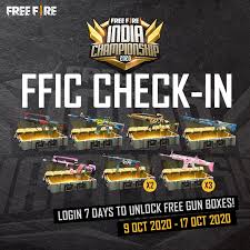 These gun skins have a specific advantage like in dragon ak gun skin, this gun has double damage and a single rate. Garena Free Fire Survivors Here S Your Chance To Claim Exclusive Ffic Check In Rewards By Logging In Game During The Ffic Ultimate Challenge Login 7 Days Between 9 October 2020 To 17