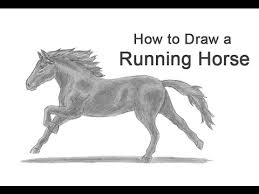 How To Draw A Horse Running Youtube When you understand the mechanics of a horse, your drawing will naturally look more mechanically sound and real. how to draw a horse running