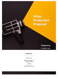 The relationship between the project activities and the interests of the sponsor must be strongly linked and clearly communicated to. Video Production Proposal Template Pdf Templates Jotform