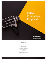 Maybe you would like to learn more about one of these? Video Production Proposal Template Pdf Templates Jotform