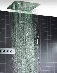 Recessed lights, also known as downlights or can lights, are a type of lighting fixture installed into the ceiling or wall. Led Light Ceiling Concealed Embedded Thermostat Shower System Shower Systems Ceiling Lights Shower Set