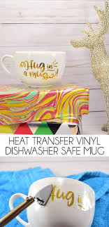 Heat Transfer Vinyl Htv Mug Dishwasher Safe Cricut Creations Cricut Crafts Cricut Tutorials