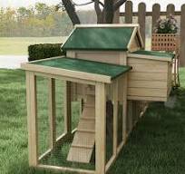 Gallinero de Madera 204x85x93 cm Jaula para 2-4 Gallinas Gallinero Grande  con Nido Bandeja Extraíble Techo de Asfalto y Rampa para Exterior Natural