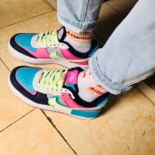 Nike Air Force 1 Shadow Barely Volt Oracle Aqua In 2020 Nike Air Force Casual Shoes Women Nike Air