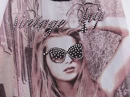 Joyce Leslie Razorback Shear Tank Top with Rhinestones Juniors Size M