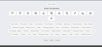 Hold the alt key and enter the number below using the numeric pad on your keyboard. Copy And Paste Symbols On Twitter A Collection Of All Zodiac Symbols Coolsymbols Textsymbols To Copy And Paste Online Https T Co Ylqhnpzfjj