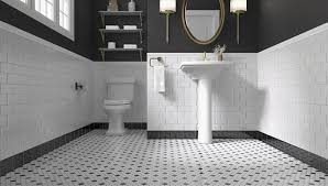 Black And White Penny Tile Designs Image Result For Tile Baseboard Penny Tiles Bathroom Bathroom Trends Tile Baseboard