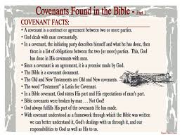 Covenants Found In The Bible 1 Inductive Bible Study