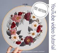 I write about the new restock in my instagram diana_vingert. Pdf Pattern Video Tutorial Thumbelina Digital Tutorial Floral Diy Hand Embroidery Digital Download In 2021 Hand Embroidery Pattern Embroidery For Beginners Hand Embroidery
