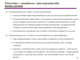Il peut aussi être employé dans d'autres services : Fiches Metiers Competences Ppt Telecharger