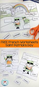 La Saint Patrick For French Immersion French Worksheets French Immersion St Patrick